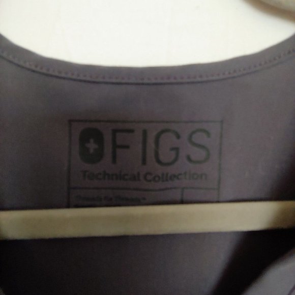 Figs womens grey 3 pocket top size XS - Picture 13 of 14